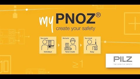 A Free Machine Safety Webinar: myPNOZ - The new tailor made safety relay from Pilz