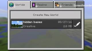 Top 5 hidden bases in minecraft pocket edition screenshot 5