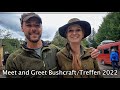 Backpacker wilderness beim meet  greet bushcrafttreffen 2022 von vanessa blank