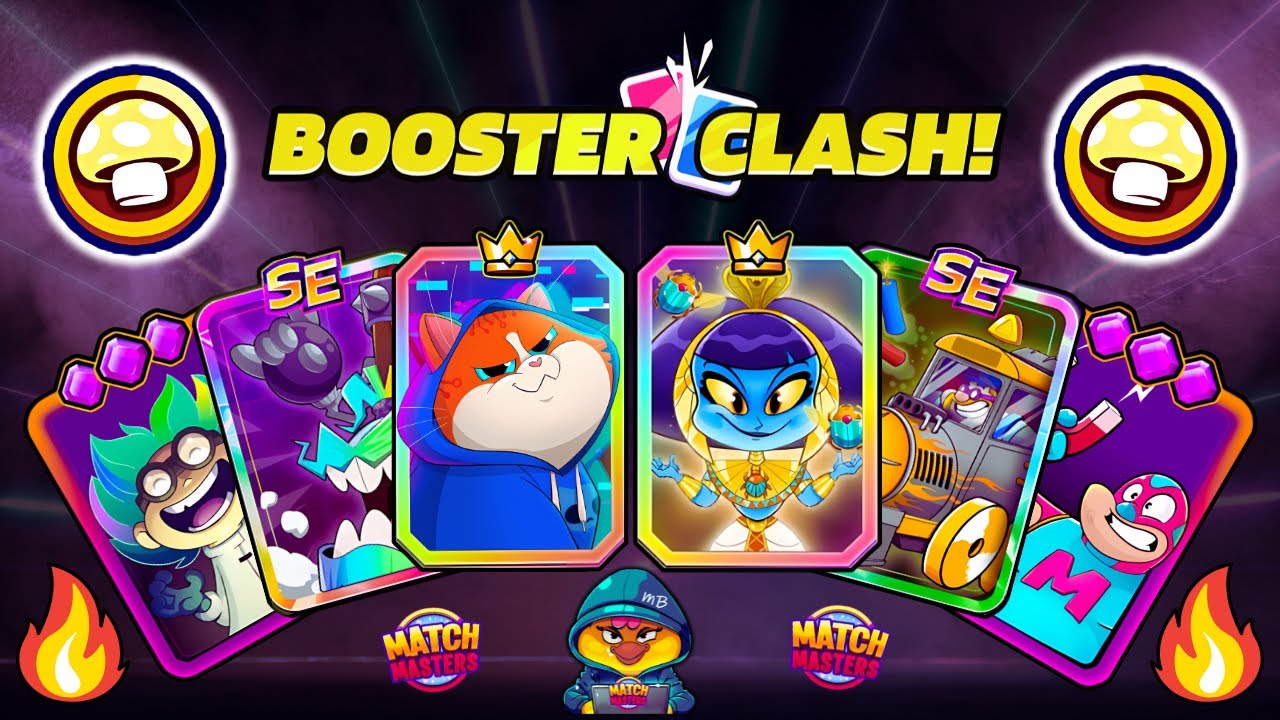 HOW TO WIN FREE BOOSTERS on BOOSTER CLASH🔥 x6 BEST on MATCH MASTERS COLOR CRUSH MUSHROOMS