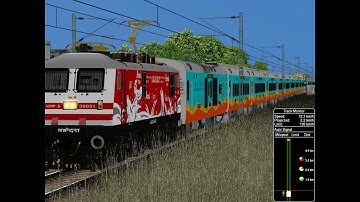 19424 / Ahmedabad - Chennai Central HumSafar Express || IR In MSTS Open Rail