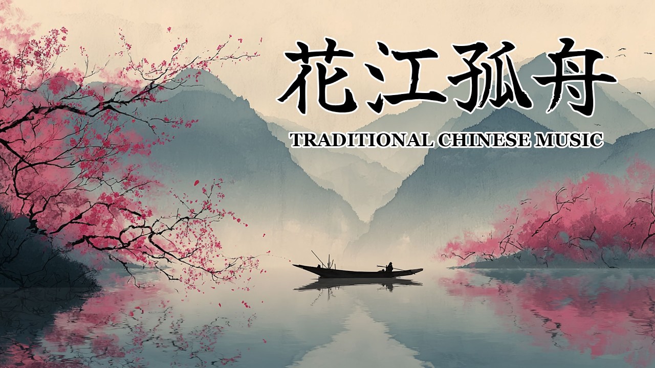 中國傳統風格音樂/花江孤舟/One Hour of Traditional Chinese Zen Instrumentals /Guzheng & Bamboo Flute