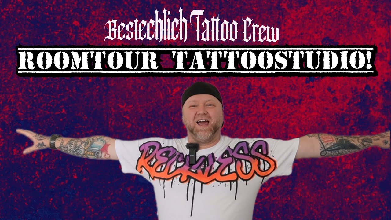 Roomtour durch unser Tattoostudio mit Einblicke in mein Arbeitsmaterial