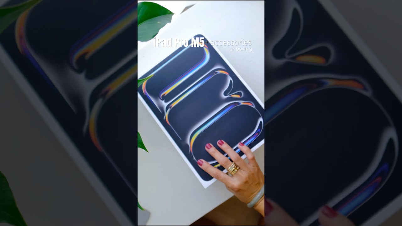 iPad Pro M5 + magic keyboard + apple pencil pro unboxing - YouTube