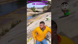 Franklin destroyed evil shinchan #shorts #gta5 #franklin #gtav #gta5mods #shinchan
