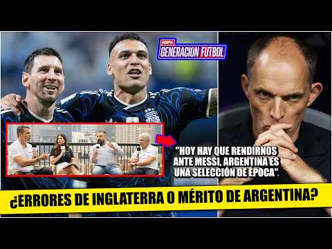 INGLATERRA CEDIÓ ante una ARGENTINA que NO RENUNCIÓ A SU FUTBOL. TUCHEL se equivocó | Generación F
