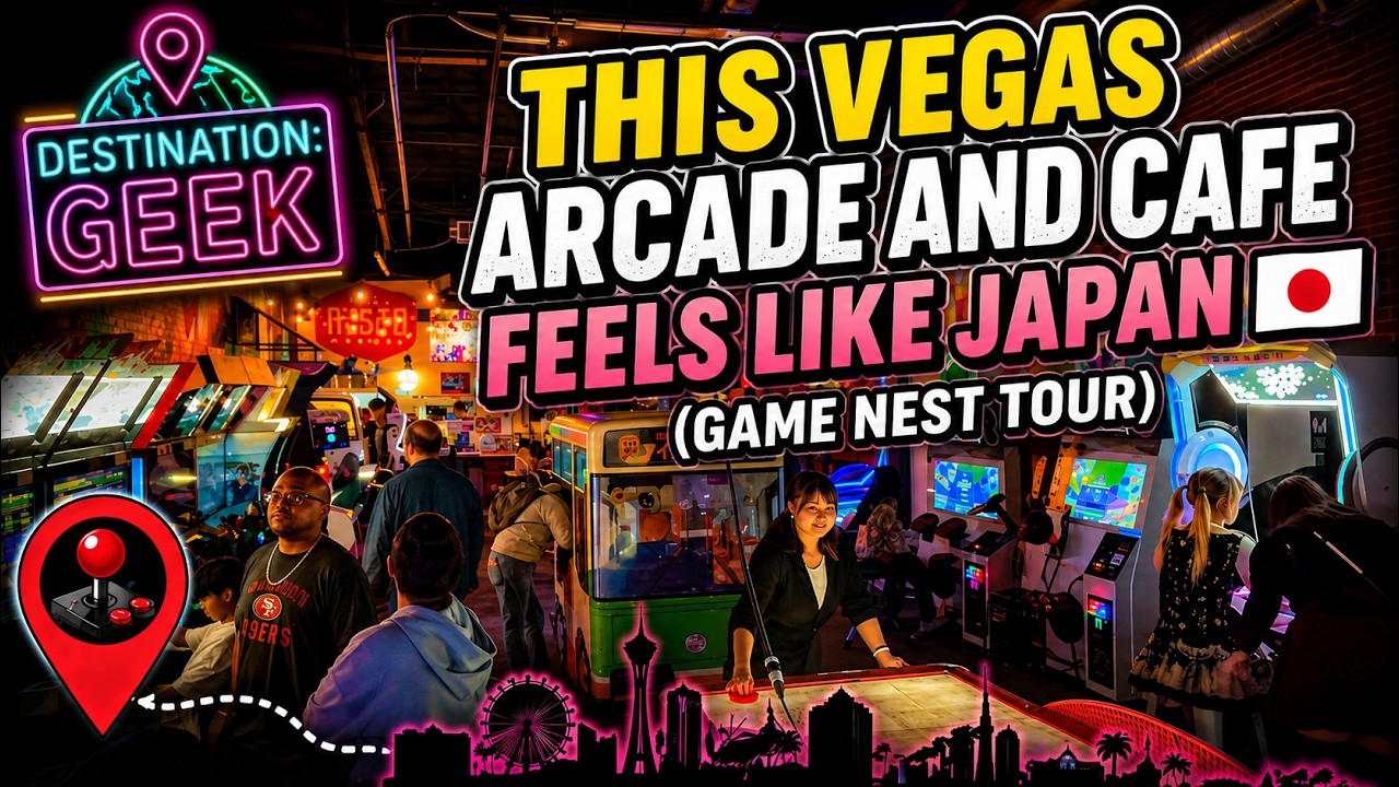 This Vegas Arcade and Cafe Feels Like Japan (Game Nest Tour) - YouTube