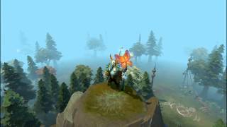 Fluttering Staff (in game 2) - Nature's Prophet Weapon - BLESSED LUCKVESSEL - Dota 2 - update 6.83