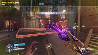 Moira getting behind enemy lines and taking out the healers