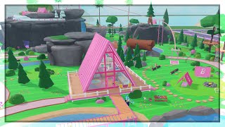 Barbie DreamHouse Tycoon ⛺, CAMPSITE Completed! in Roblox.