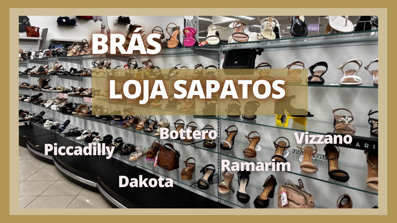 CALÇADOS MULTIMARCAS EM MEGA LOJÃO BRÁS