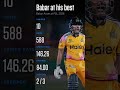 Babar Azam 👑 in PSL 2026 3 FIFTIES 2 HUNDREDS 💯💯 UNBELIEVABLE 😍 #Shorts #Trending
