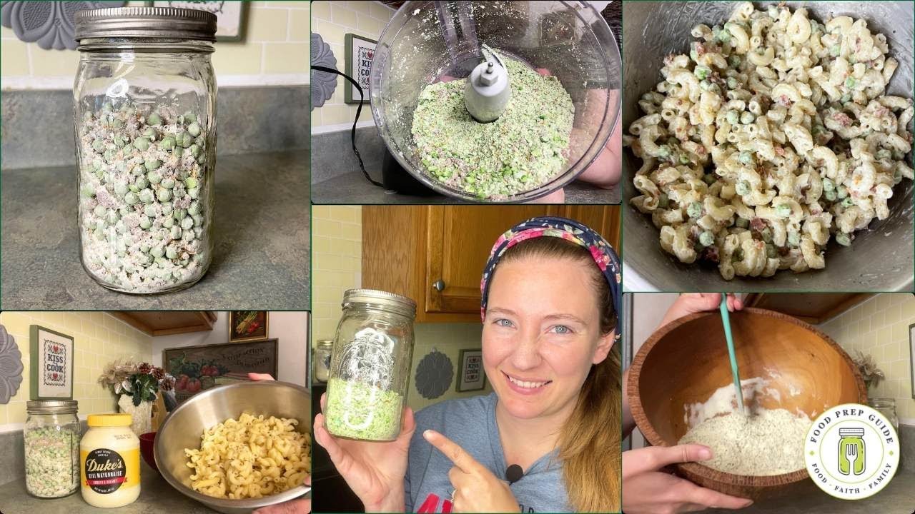 5-минутная смесь для салата из пасты с беконом и соусом ранч | Просто добавьте майонез!