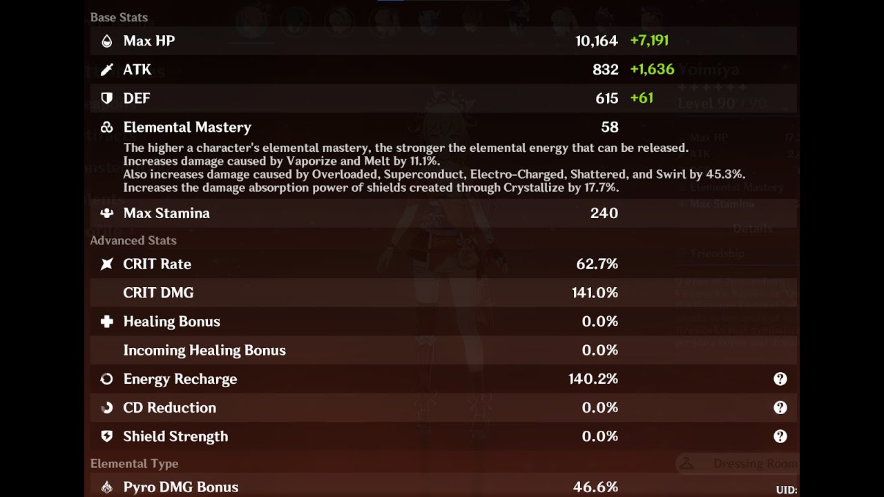 Yoimiya 4 pc shimenawa, r3 rust