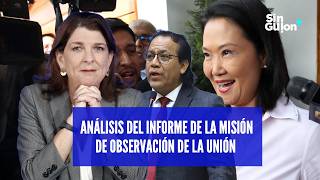 ROSA MARÍA PALACIOS analiza el INFORME DE LA MISIÓN DE OBSERVACIÓN DE LA UNIÓN EUROPEA | SIN GUION