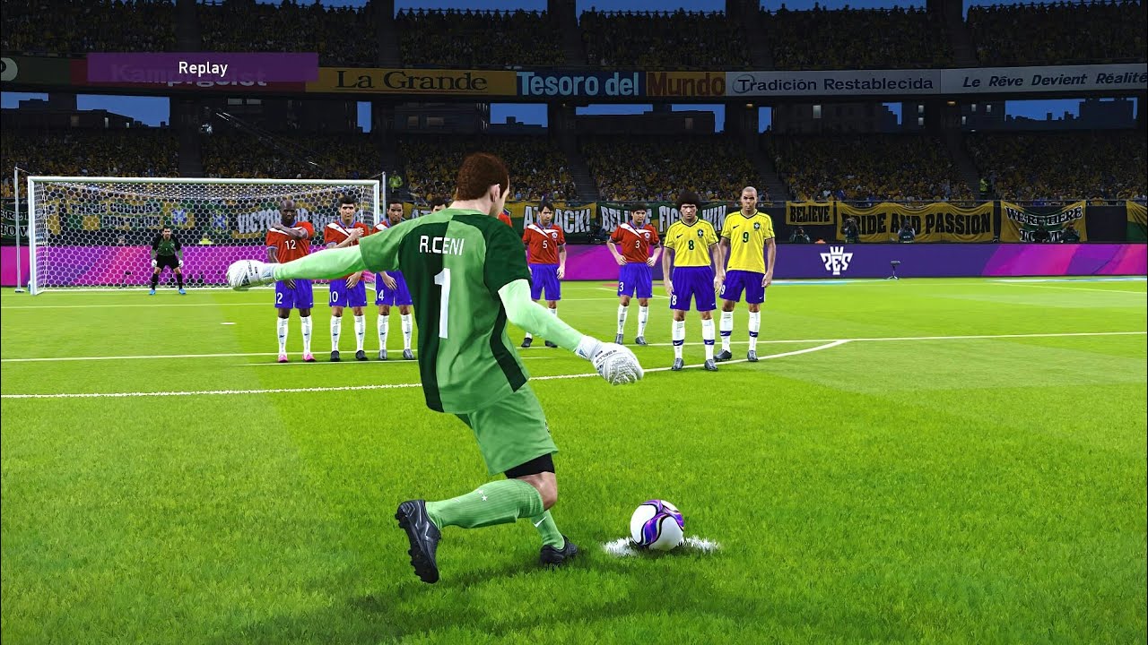 PES 2020 - штрафной удар #4