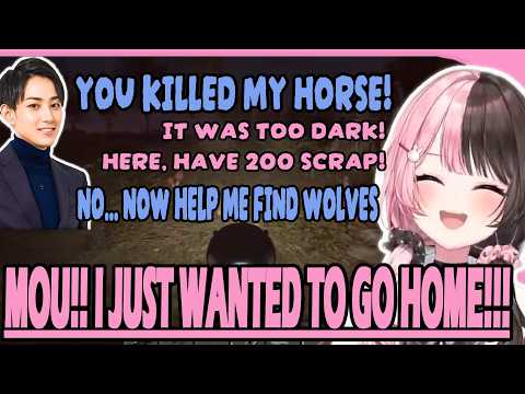Hinano crashes into Raizin's horse and becomes his driver[VSPO! ENG SUB][VCR RUST][TACHIBANA HINANO]