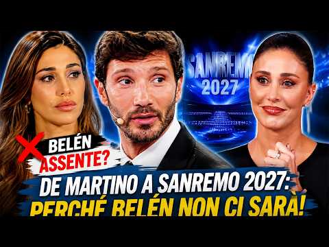 Video Sanremo 2027, Belen rompe il silenzio su Stefano De Martino: la frase sorprende tutti