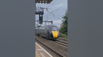 GWR Class 802 passes Burnham at speed  #railwaycontent #railway #train #trainspotting