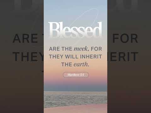 The Meek Shall Inherit the Earth 🌍 God Promises You the Earth #blessed #quotes