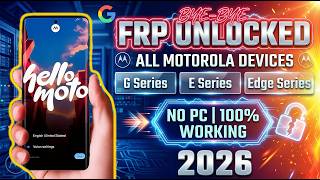 🔥 How To Bypass Frp Lock On Motorola Device | Android 14/15/16 Latest Patch 2026 No PC ✅