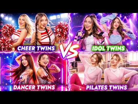 ¡Batalla de Talentos para Gemelas! Pilates VS Porras VS Baile VS Ídolo