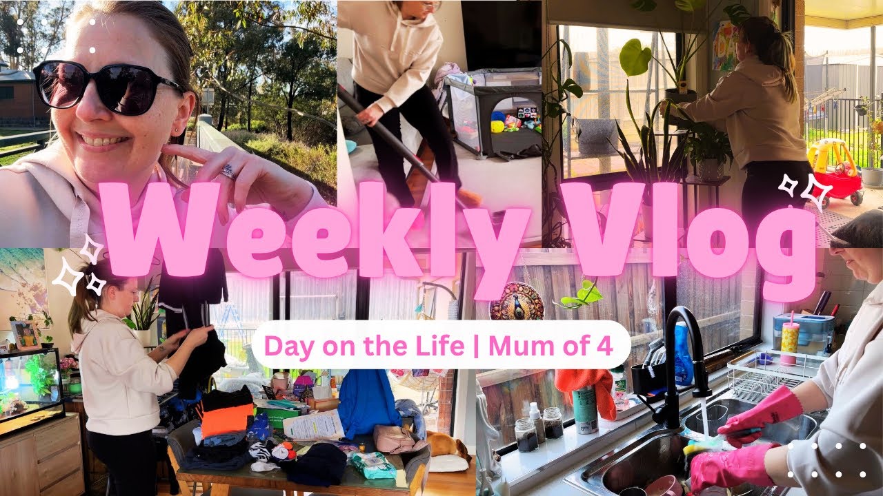 Сидите дома, мама в Австралии. Распорядок дня, пока дети в школе и детском саду.