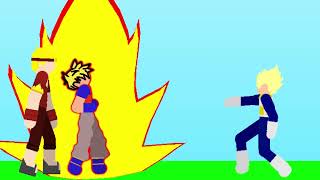 Kakeshi Gohen And Arthur Train With Vegeta Part 6