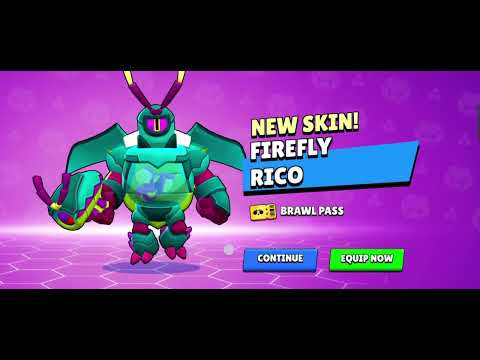 NEW RICO FIREFLY SKIN IN 2400 GEMS IN BRAWL STARS - YouTube