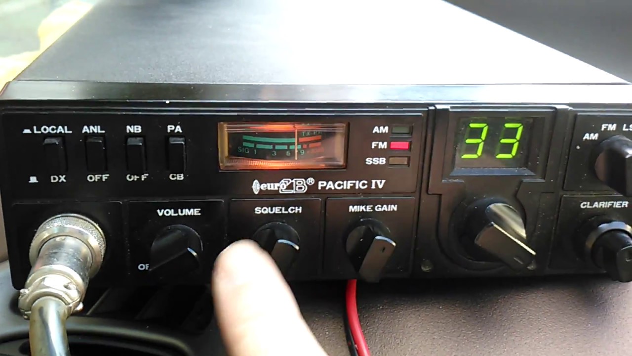 Euro cb Pacific IV am/FM/ssb radio YouTube