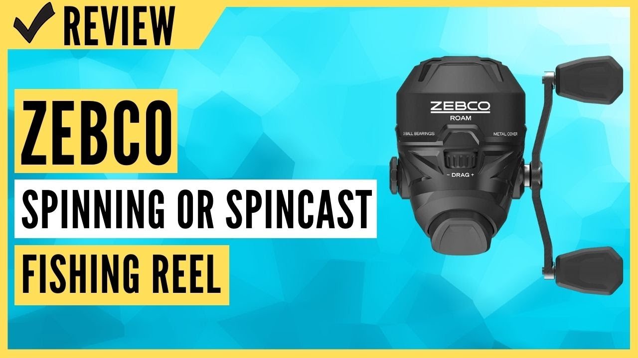 Zebco Roam Spinning or Spincast Fishing Reel Review 