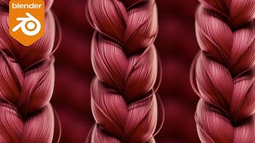 ブレンダーで三つ編みを作る方法