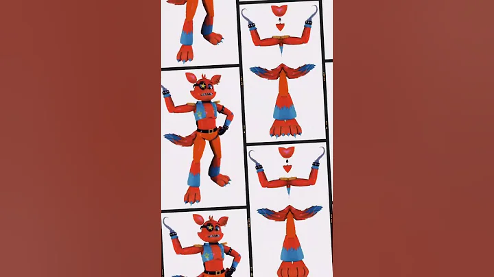 Glamrock Foxy #fnaf #capcut #edit #securitybreach