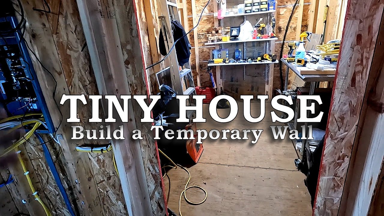 Крошечный дом — создайте временную стену и пустую переднюю часть