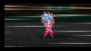 ssj blue kaioken Gku vs  Ultimate Gokan Legendary fighter battle of god screenshot 5