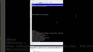 1.How to Enable Console Password to SW2 in CISCO Packet Tracer | CCNA Lab in CISCO Packet Tracer