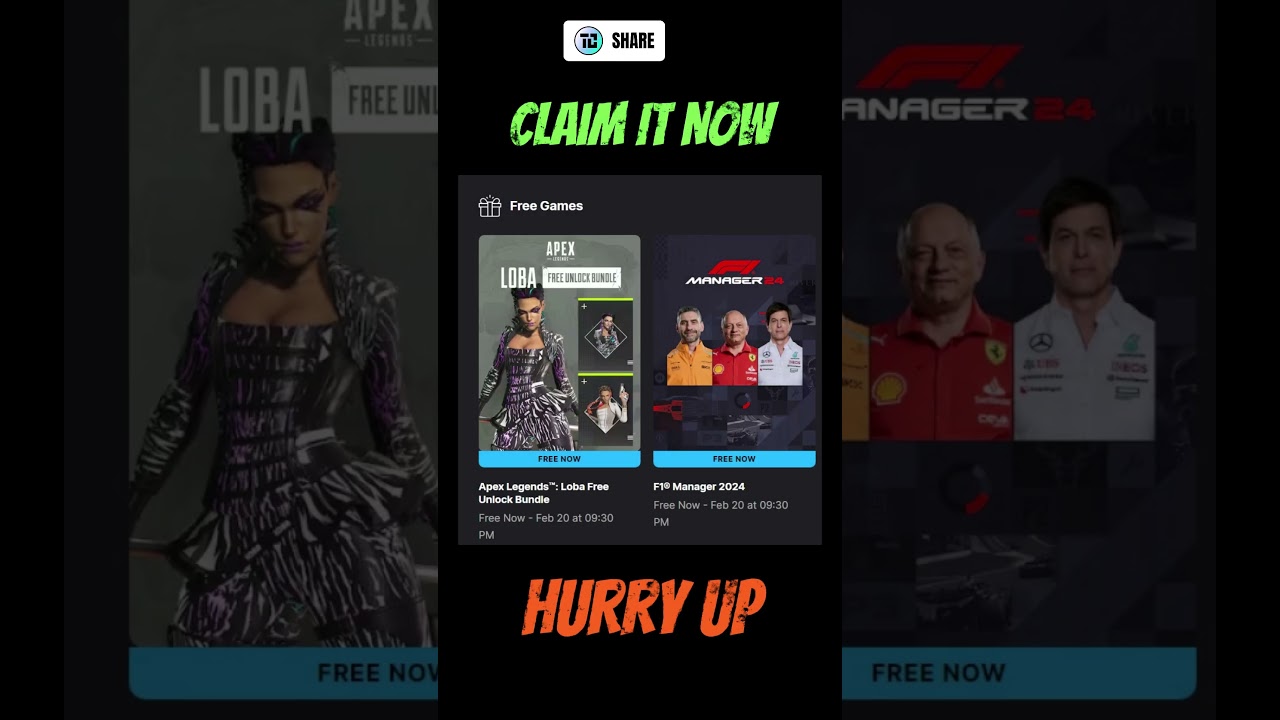 F1 Manager 2024 & Apex Legends: Loba Free Unlock Bundle are FREE now! 