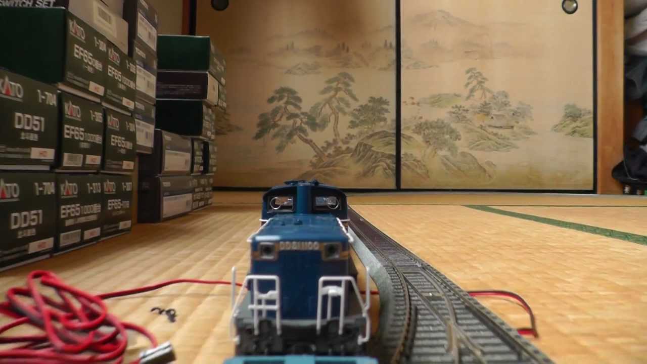 鉄道模型】HOゲージ KATO製DD51北斗星仕様 - YouTube