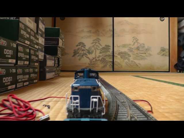 鉄道模型】HOゲージ KATO製DD51北斗星仕様 - YouTube