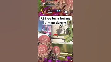 R99 Go brrrr but my aim go durrrrr #apexlegends