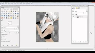 How to add Glow or Shadow on your imvu Pic using Gimp