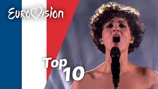 Top 10 ESC Songs Ever: France | Best French Eurovision Songs