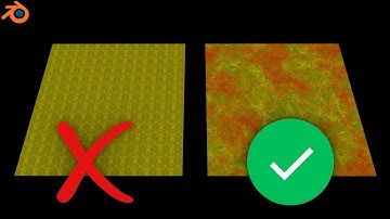How to avoid UGLY texture REPETITION in Blender (NOT with tiled textures !)