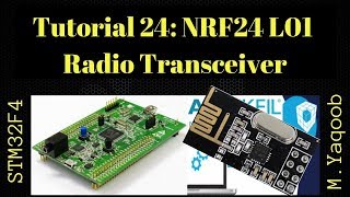 stm32f4 discovery board - keil 5 ide with cubemx: tutorial 24 - nrf24l01 radio transceiver
