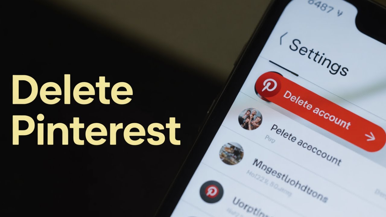 How to Remove Pinterest Account - Step by Step
