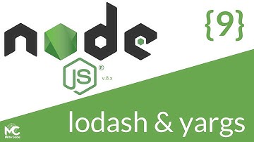 Node.js Tutorial - 9 lodash yargs