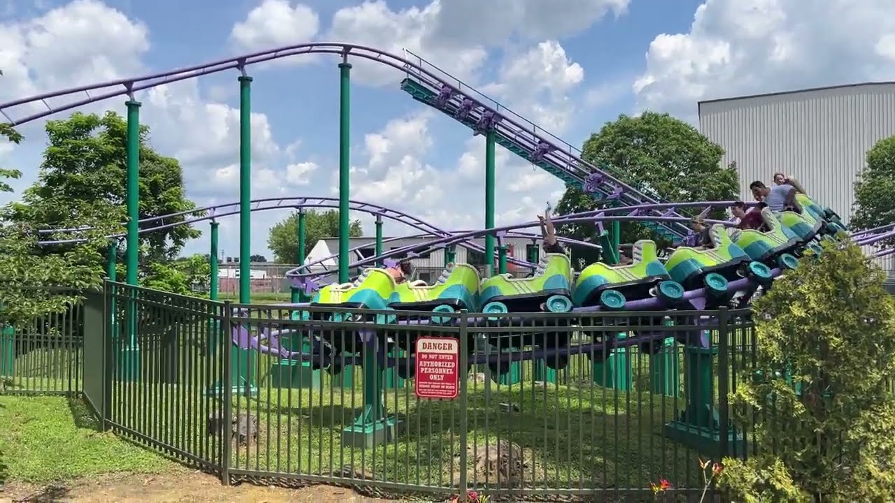 Kentucky Kingdom Hollyhock & Roll Off-Ride Footage (No Copyright)