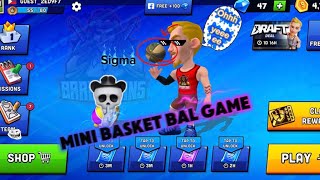 Mini basket ball game and play for app store and free screenshot 2