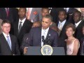 [Full Speech] President Obama Welcomes UConn Men&#39;s and Women&#39;s Basketball Teams