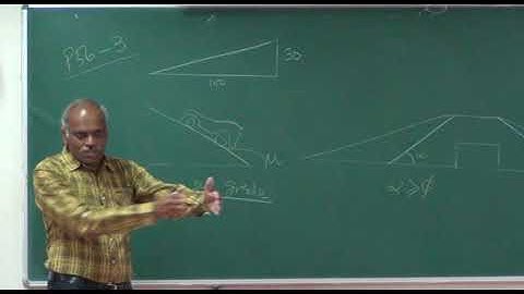 Engineering Mechanics Lecture No- 21 Problems in friction of objects in an  inclined plane